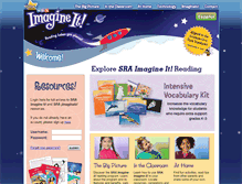 Tablet Screenshot of imagineitreading.com